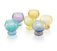 IVV, Multicolor, 6 Coppette Gelato Bicolore, Cristallo-Vetro