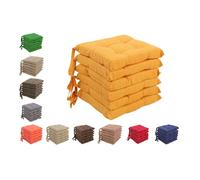 Set 6 Cuscini Coprisedia con lacci Morbidone 4 Punti Imbottiti , no sfoderabile