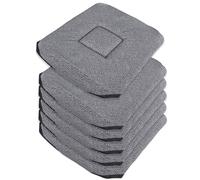 Set 6 Cuscini Sedia Maculati Lacci Universali Cotone Coprisedie Morbidi Lavabili