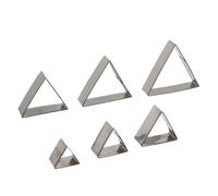 Set 6 Cutters Tagliapasta in acciaio inox triangolo