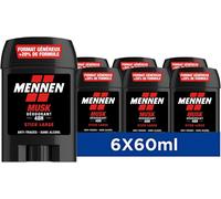 Set 6 Deodoranti Mennen MUSK 48H Stick Grande Senza Alcool Anti-Macchie 6 x 60ml