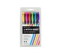 Set 6 evidenziatori FLUO doppia punta