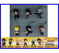 SET 6 Figure NARUTO BRAID SWING DANGLER PART 2 GAARA LEE SASUKE KAKASHI Bandai