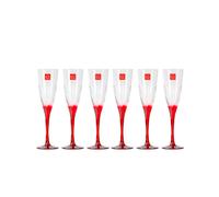 Set 6 Flute 17cl in Cristallo Italiano