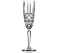 Set 6 Calici Spumante Flute BRILLANTE 19 cl Cristallo RCR per Bar e Ristorante