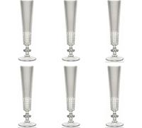 Set 6 Flutes champagne in Acrylic Chic & Zen 01