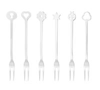 Set 6 forchettine party in acciaio inox PORTAFORTUNA- Sambonet