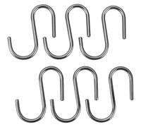 Set 6 ganci a S linea Lonardo Cromato
