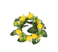 Set 6 Giro Candele con limoni Ø 9 cm