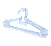 Set 6 grucce Appendiabiti Trasparenti Antiscivolo 40x4x19cm, Sìordine