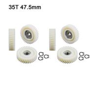 Set 6 ingranaggi elicoidali in nylon per motori EBike inclusi cuscinetti e clip