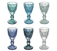 Villa d'Este Home Tivoli Prisma Ocean Set 6 liquorini in vetro 45 ml