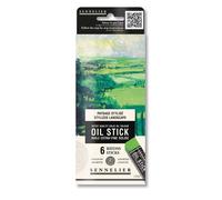 Set 6 Mini Stick Olio Solido 12ml Paesaggio Stilizzato