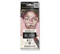 Set 6 Mini Stick Olio Solido 12ml Ritratto Toni Scuri