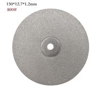 Set 6 mole piatte 150 mm Grit80-3000 rivestite diamantate alta qualità
