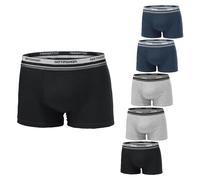Set 6 Paia Slip / Boxer Uomo NOTTINGHAM Cotone Bielastico Nero Bianco Assortito