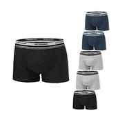 Set 6 Paia Slip / Boxer Uomo NOTTINGHAM Cotone Bielastico Nero Bianco Assortito ( 6 Paia Boxer Assortito - 7 / XXL)