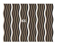 Set 6 pannelli effetto dogato rivestimento parete soffitto polimero plastico interno esterno 15x240 cm incastro laterale tagliabili rigidi decorativi tipo legno in pvc 3D