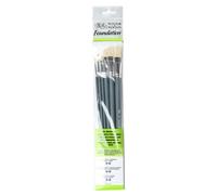 Set 6 Pennelli Foundation Per Olio Assortiti Manico Lungo | Winsor & Newton