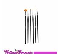 Set 6 pennelli unghie nail art -ref 141060 Peggy Sage