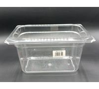 Set 6 Pezzi Bacinelle Gastronomia In Policarbonato Melform 1/4 H 150