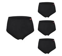 Set 6 Pezzi DONNA Slip / Tanga / Culotte LIABEL Varie Taglie Bianco/Nero DD