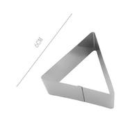 SET 6 PEZZI FORME STAMPI STAMPO PER DOLCI TORTE BISCOTTI TRIANGOLARI 6X4CM 98922