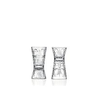 Rcr tattoo set di 6 clessidra, jigger, cl 3 - 6 eco-crystal glass luxion®