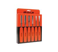 Set 6 sgorbie cromo vanadio per legno iridium
