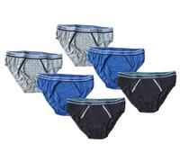 Set 6 pezzi Slip / Boxer Uomo in cotone elasticizzato Nottingham S M L XL XXL