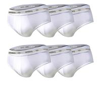SET 6 PEZZI SLIP UOMO umbro INTIMO MUTANDA BIANCO NERO ASSORTITO DA S A XXL