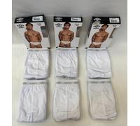 SET 6 PEZZI SLIP UOMO umbro INTIMO MUTANDA BIANCO NERO ASSORTITO DA S A XXL