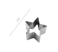 SET 6 PEZZI STAMPO FORME PER DOLCI TORTE BISCOTTI STAMPI FORMA STELLA 6CM 98937