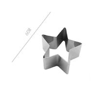 SET 6 PEZZI STAMPO FORME PER DOLCI TORTE BISCOTTI STAMPI FORMA STELLA 6CM 98937
