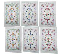 Set 6 pezzi strofinacci cucina 100% cotone 60 x 90 cm canovacci multiuso Cervino