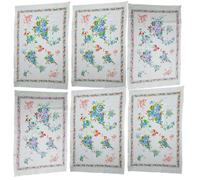 Set 6 pezzi strofinacci cucina 100% cotone 60 x 90 cm canovacci multiuso Cervino