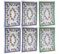 Set 6 pezzi strofinacci cucina 100% cotone 60 x 90 cm canovacci multiuso Cervino