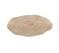 Set 6 pezzi tovagliette rotonde intrecciate 30 cm tappetini da tavolo fatti a ma