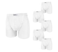 Set 6 Pezzi Uomo BOXER / SLIP LIABEL Cotone Elasticizzato Bianco Tg Forti DD