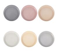 Villa d'Este Home Tivoli Set 6 piatti frutta color matt effetto stone in gres, Berlin