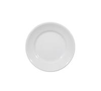 Set 6 Piatti Frutta/Dessert Tivoli In Porcellana Bianca Basic Cm 20 X 2,9 H