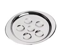 Set 6 Piatti Lumache Escargots x6 Acciaio Inox ( Completo da 6 Vassoi Lumache)