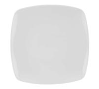 Set 6 Piatti Piani Quadro Bianchi Porcellana 26x26 cm | Piatti Ristorante