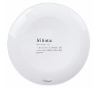 Set 6 Piatti Piani Tondi 27 cm Vetro Opalino, Victionary Frittata