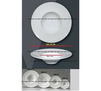 Saturnia Piatto Bowl Finger Food, Confezione da 12, Ø cm 20 interno Ø cm 9,8 - bianco porcellana DS171
