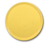 Set 6 piatti pizza Speciale Hendi in porcellana gialla Ø330 mm