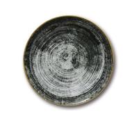 Set 6 Piatti Portata da Tavola in Porcellana Napoli Black Round 31 cm