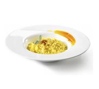 Set 6 Piatti Risotto Pasta Bowl cm 27 Bormioli Rocco Piatto Vetro Opale Bianco