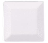 Set 6 Piattino quadrato 13,5x13,5 cm in gres, Horeca White
