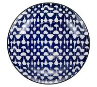 Set 6 Piatto fondo in gres, decoro geometrico, Confusion